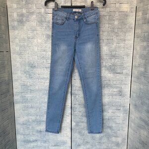 Mellow Denim Girls Jeans Light wash distressed size 5